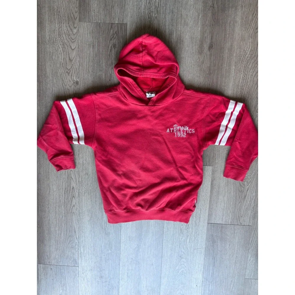 Cotton On Kids Red Varsity Athletics 1992 Hoodie Pullover Size 9-10